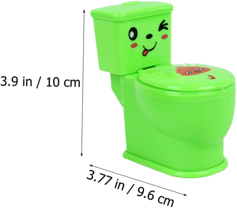 3 pcs Pretend Play Toilet Spray Toys Closestool Water Fun Random Colors Miniature Bathroom Toy for Kids