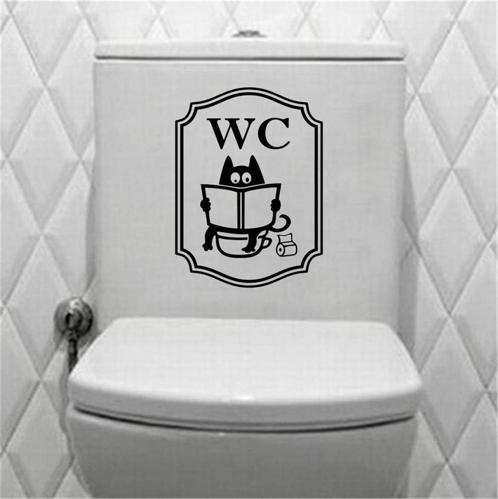 Wall Sticker The Throne Closestool Decal Toilet Seat Cover Sticker Removable PVC Decoration Home Restroom Lavatory Decor