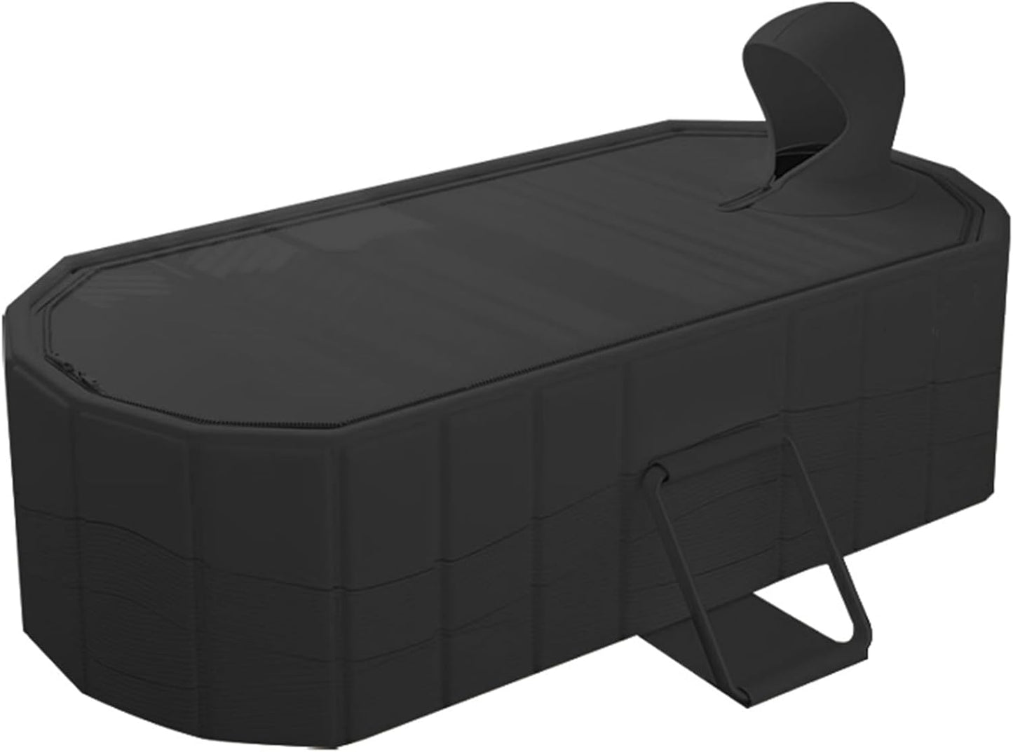 47''Portable insulated bathtub, Ice Bath Tub for Athletes, Inflation-free bathtub for shower, Ice Plunge Tub with Cover, Baths at Home & Outdoor