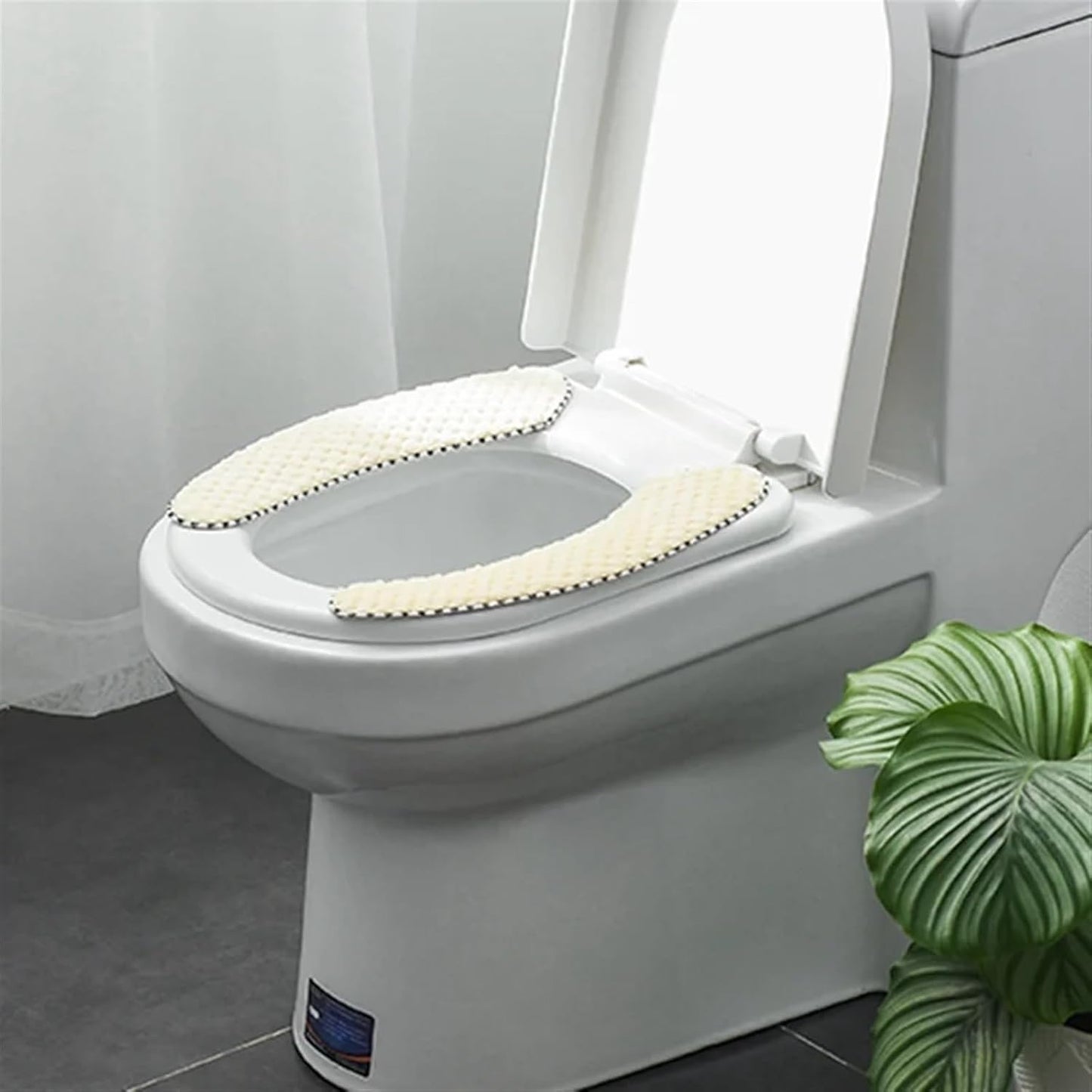 toilet cushion,toilet seat cover set,Bathroom Toilet Seat Cushion Closestool Washable Soft Warmer Mat Pad Toilet seat Toilet seat (Size : Brown)(Brown)