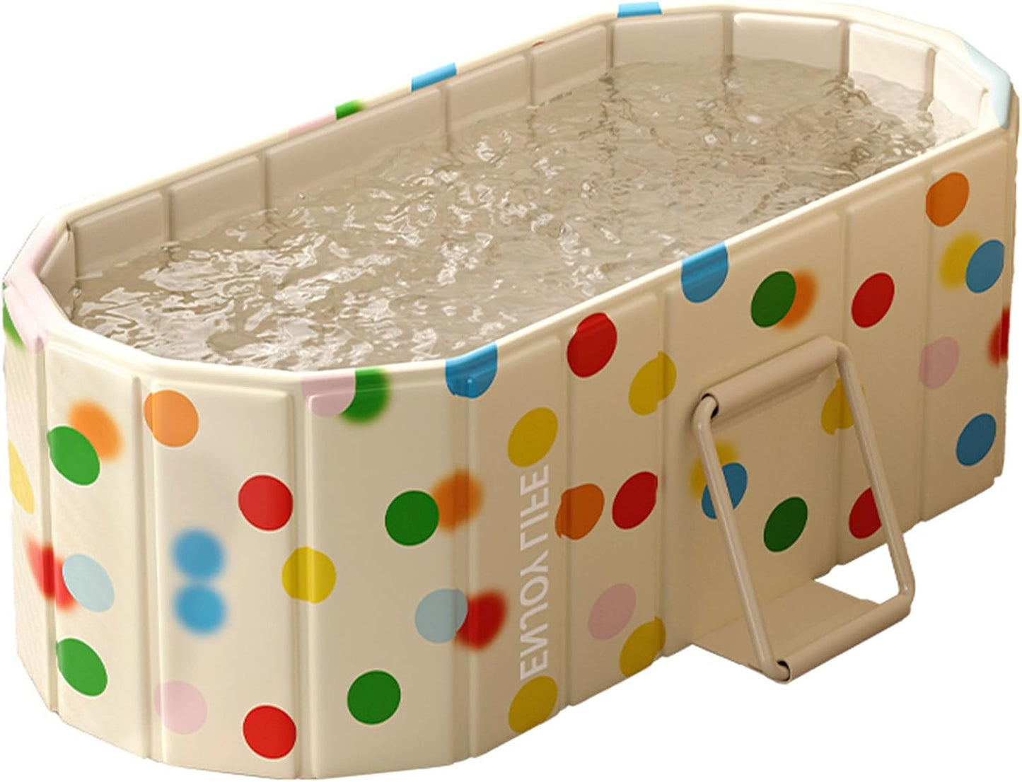 47''Portable insulated bathtub, Ice Bath Tub for Athletes, Inflation-free bathtub for shower, Ice Plunge Tub with Cover, Baths at Home & Outdoor