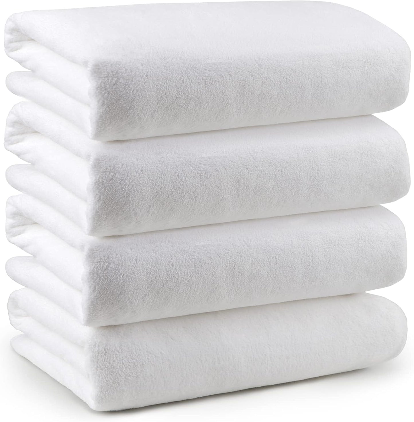 Orighty Bath Towels Pack of 2(27'' x 54'') - Soft Feel, Highly Absorbent, Quick Drying Microfiber for Body, Sport, Yoga, SPA, Fitness - Grey
