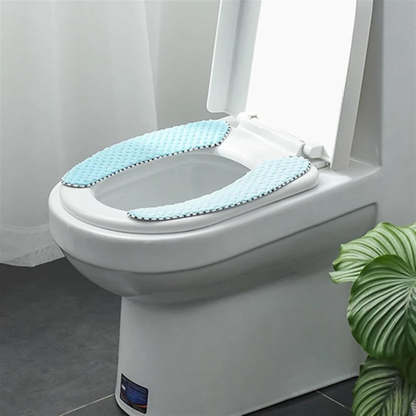 toilet cushion,toilet seat cover set,Bathroom Toilet Seat Cushion Closestool Washable Soft Warmer Mat Pad Toilet seat Toilet seat (Size : Brown)(Brown)