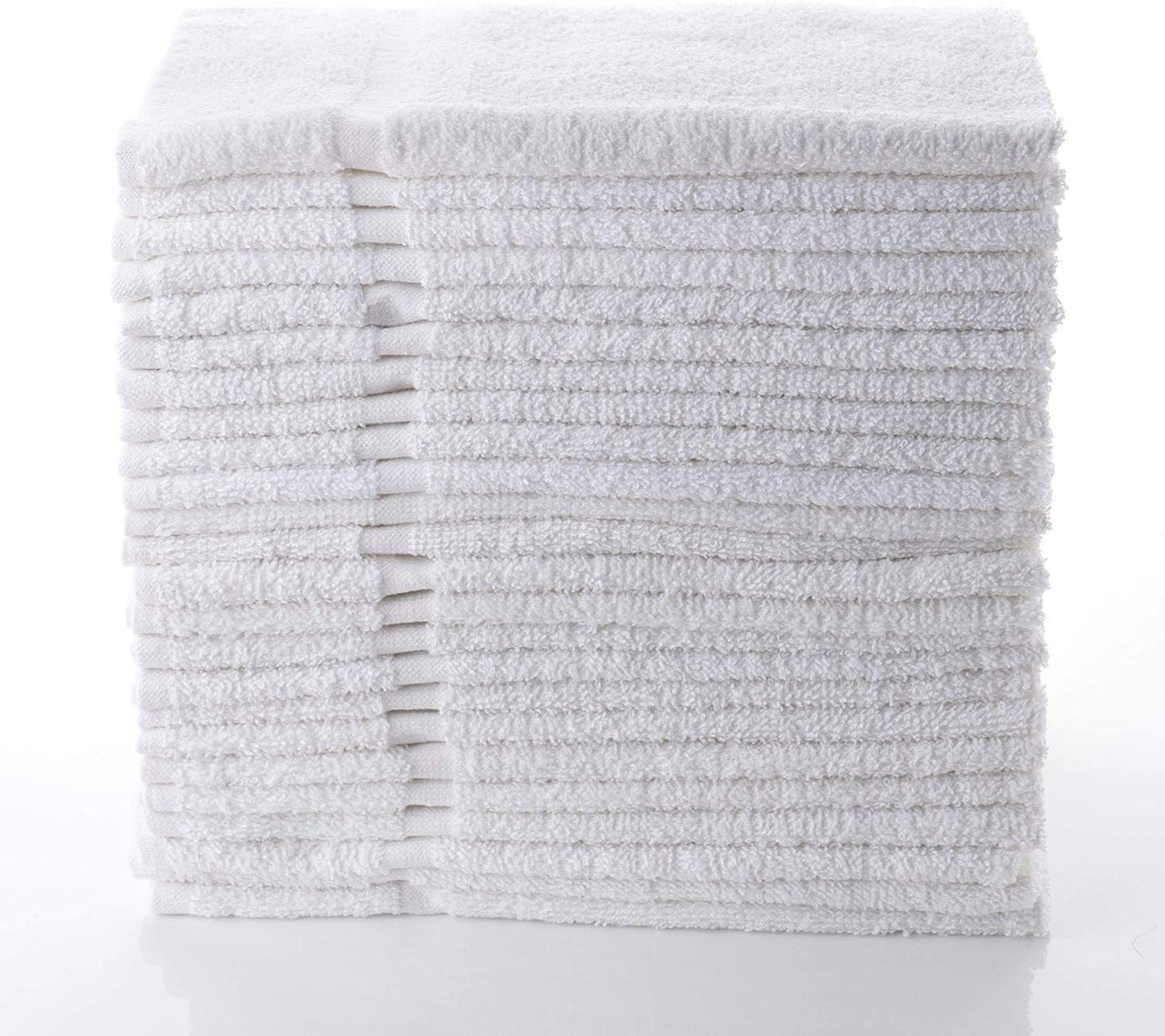 SIMPLI-MAGIC Cotton Set, Towels, 24x46, White, 6 Count