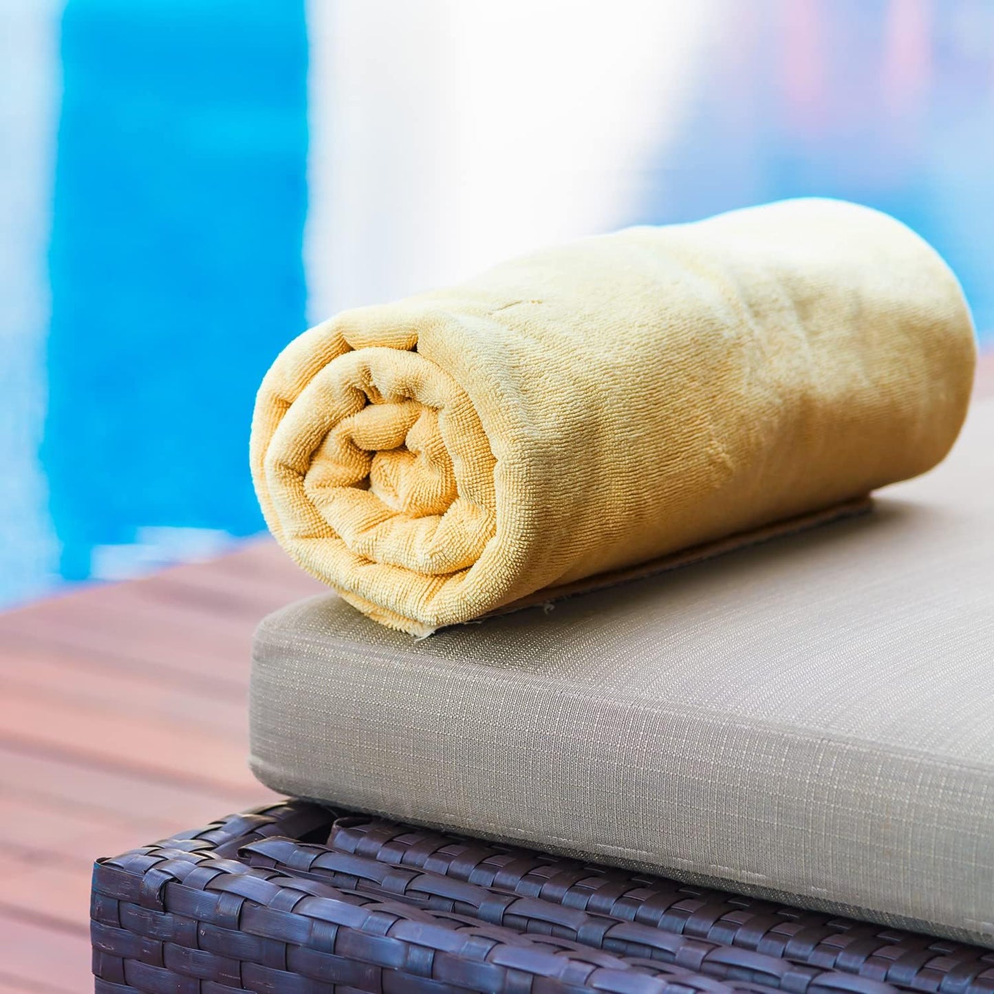 Pack of 6 Bath Towels Set 27 x 54 Inches, 100% Cotton, Larger & Lighter Weight, Quicker to Dry, Super Soft and Absorbent, Perfect for Bathroom (Multicolor, Pack of 6 (27''x54''))