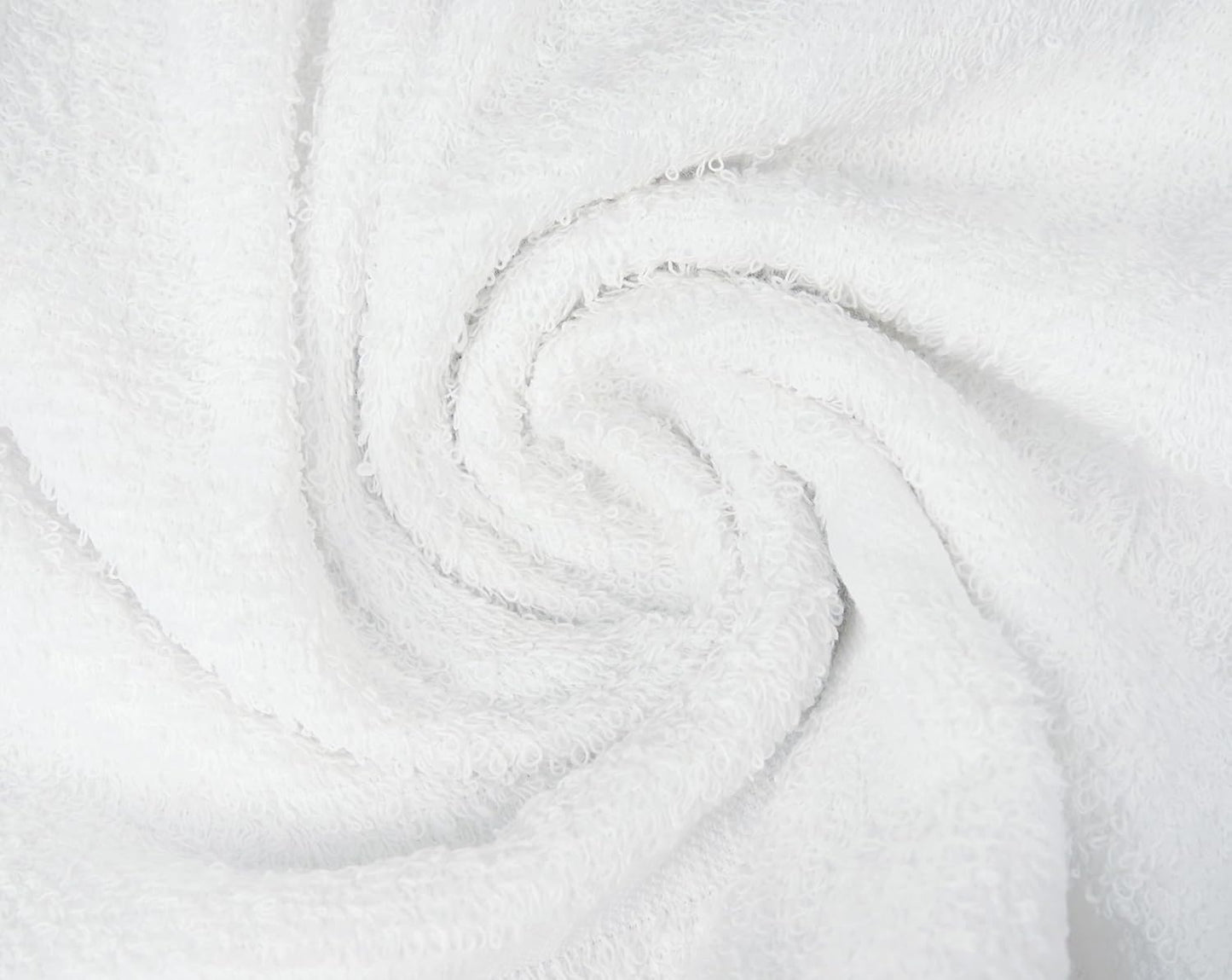 ZUPERIA White Bath Towels Bulk - 20 x 40 Inches, 100% Cotton Economy Light Weight Towels for Commercial Use - Quick Dry, Ultra-Soft, and Absorbent Bulk Towels (12, Bath Towel 20"x40")