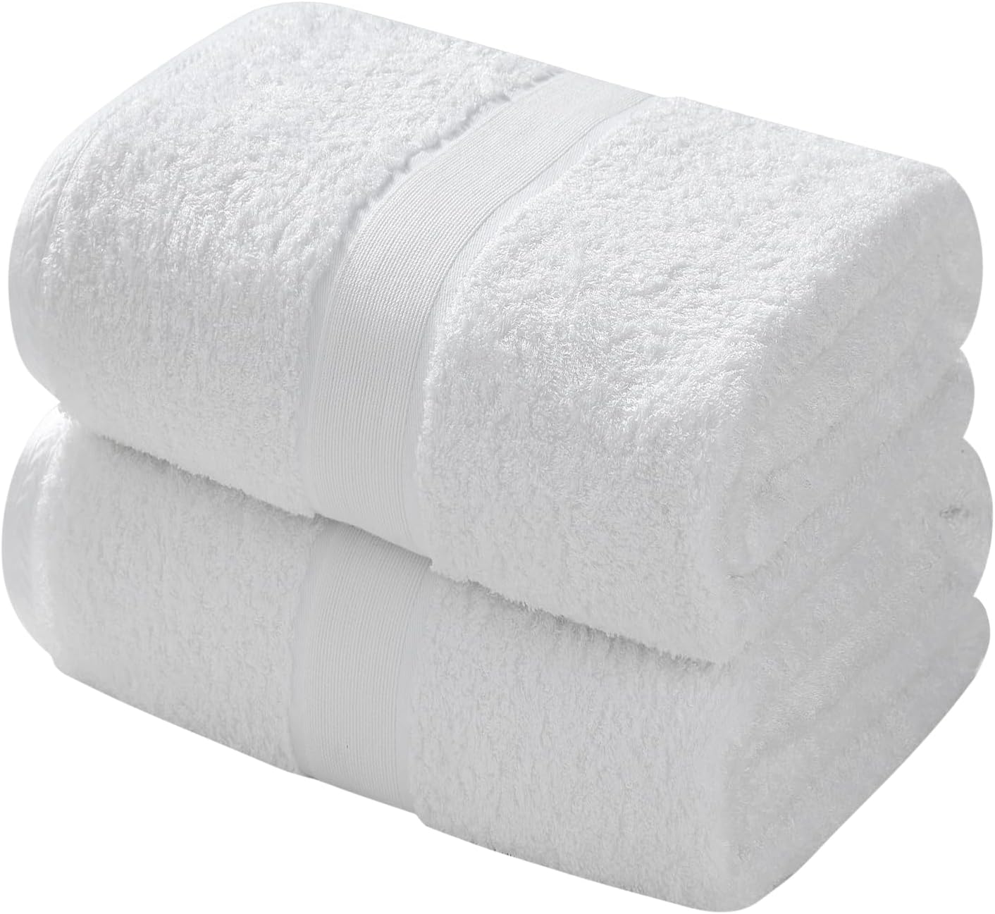 Aibaser Bath Towels, 27x54inch - Natural, Ultra Absorbent Towels for Bathroom, Travel, Gym, Shower and Spa (6 Piece Set)