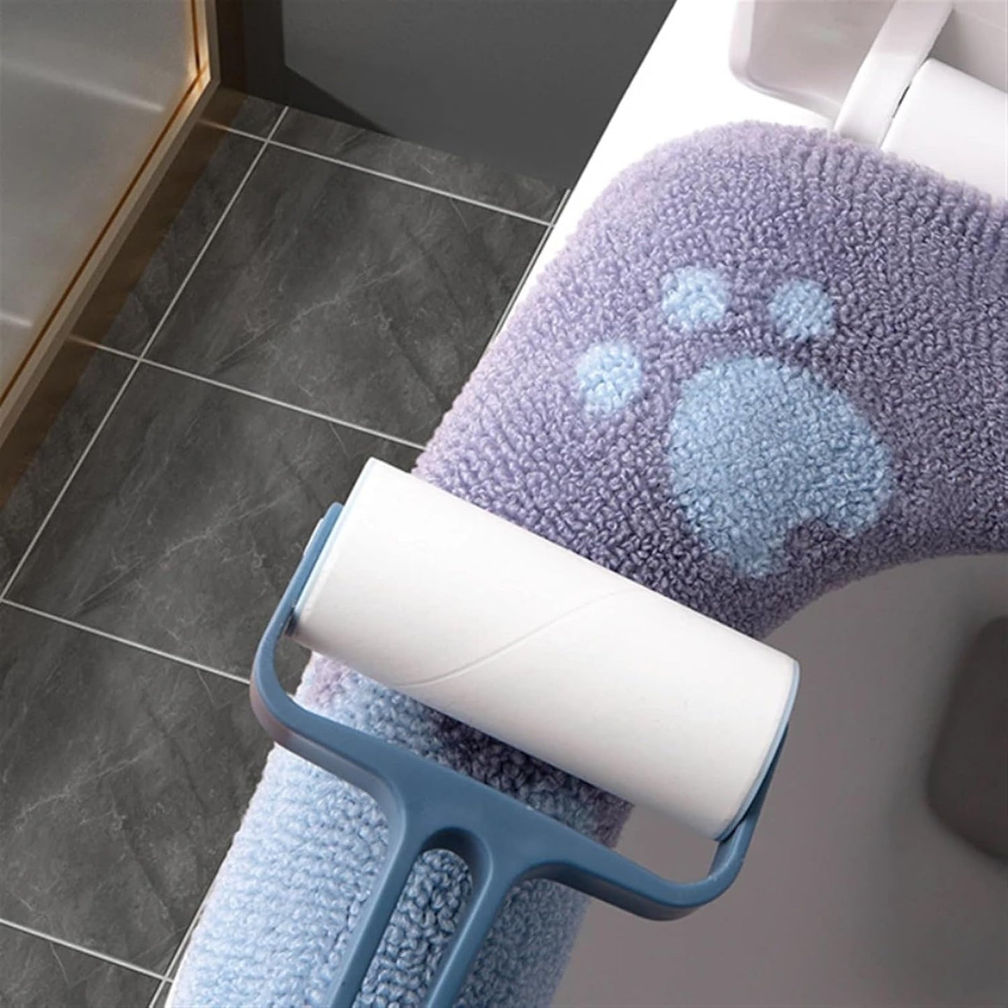 Toilet cushion,toilet seat cover set,Toilet Seat Cover Comfortable Thick Knit O-Shaped Universal Bathroom Washable Toilet Cushion Closestool Mat Pad Cover(Green)