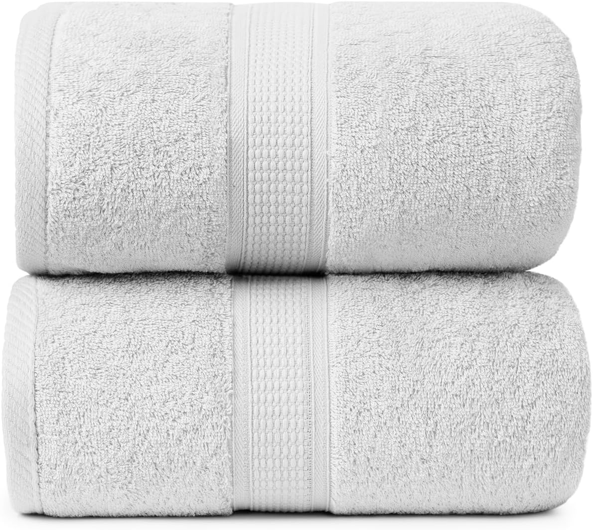 Ariv Premium Bath Towels Pack of 4, 100% Cotton, Large, Super Soft, Highly Absorbent, Quick Dry, Durable, Comfortable, Great Value & Quality, Perfect for Home & Bathroom - Grey