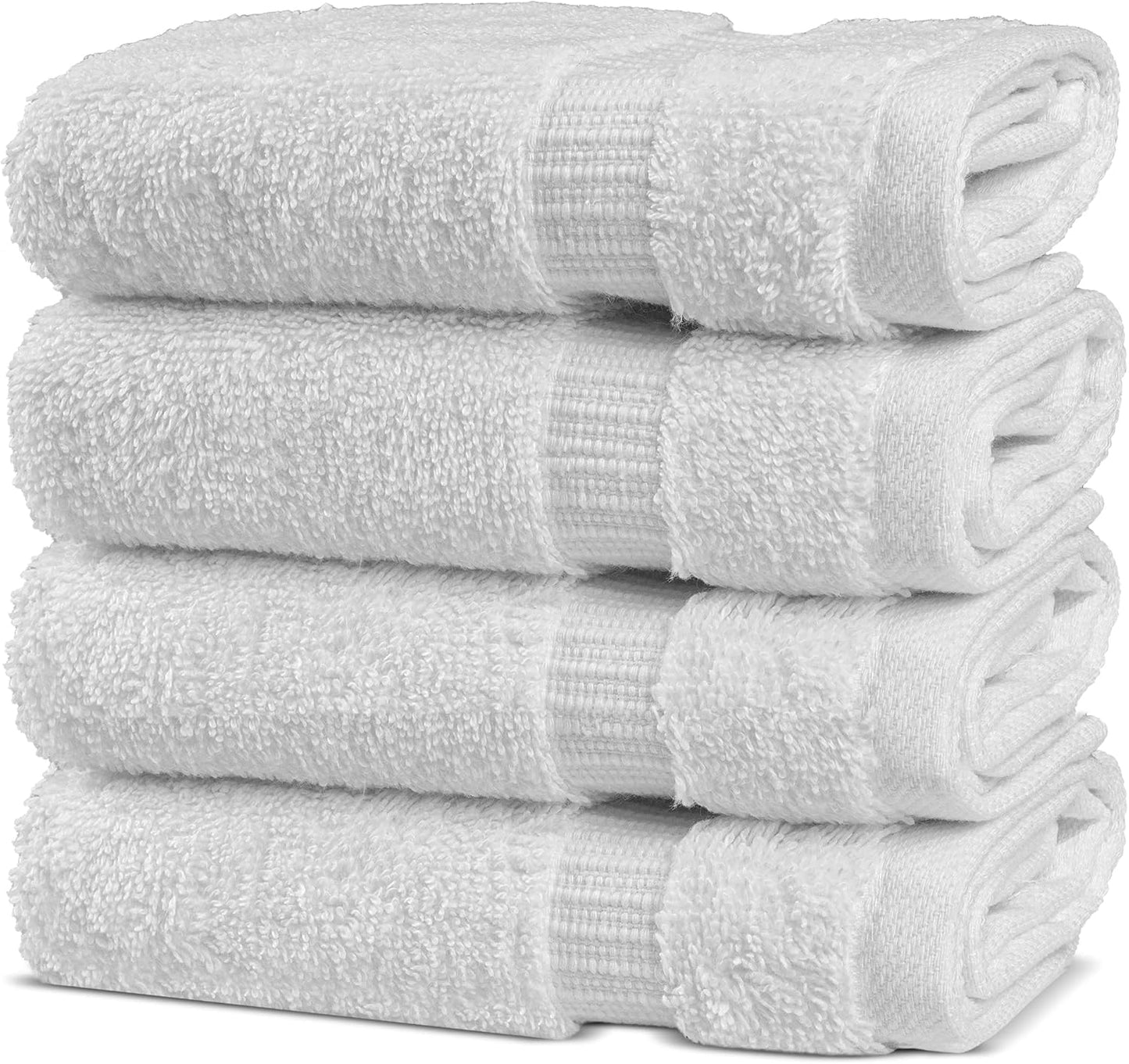 Chakir Turkish Linens | Hotel & Spa Quality 100% Cotton Premium Turkish Towels | Soft & Absorbent (4-Piece Bath Towels, Gray)