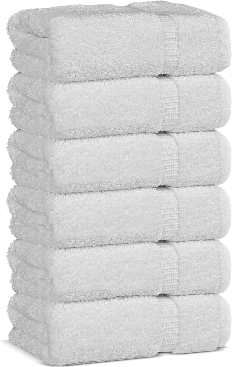 Chakir Turkish Linens | Hotel & Spa Quality 100% Cotton Premium Turkish Towels | Soft & Absorbent (4-Piece Bath Towels, Gray)