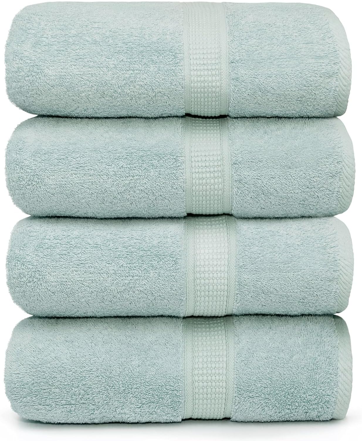 Ariv Premium Bath Towels Pack of 4, 100% Cotton, Large, Super Soft, Highly Absorbent, Quick Dry, Durable, Comfortable, Great Value & Quality, Perfect for Home & Bathroom - Grey