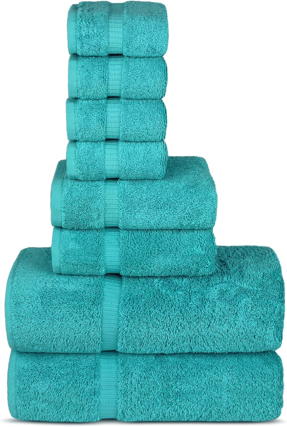 Chakir Turkish Linens | Hotel & Spa Quality 100% Cotton Premium Turkish Towels | Soft & Absorbent (4-Piece Bath Towels, Gray)