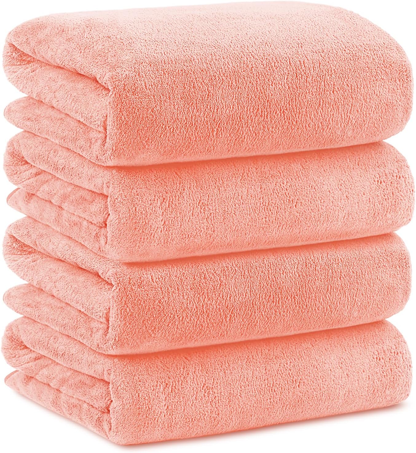Orighty Bath Towels Pack of 2(27'' x 54'') - Soft Feel, Highly Absorbent, Quick Drying Microfiber for Body, Sport, Yoga, SPA, Fitness - Grey