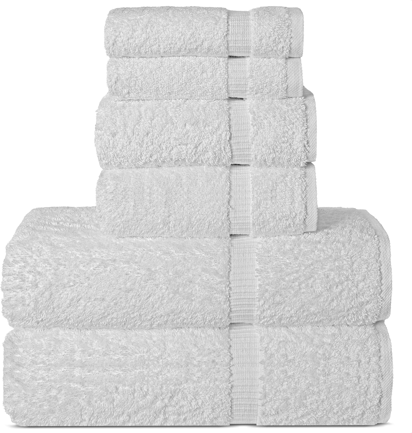 Chakir Turkish Linens | Hotel & Spa Quality 100% Cotton Premium Turkish Towels | Soft & Absorbent (4-Piece Bath Towels, Gray)