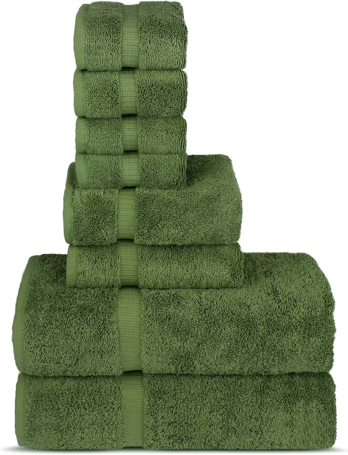 Chakir Turkish Linens | Hotel & Spa Quality 100% Cotton Premium Turkish Towels | Soft & Absorbent (4-Piece Bath Towels, Gray)
