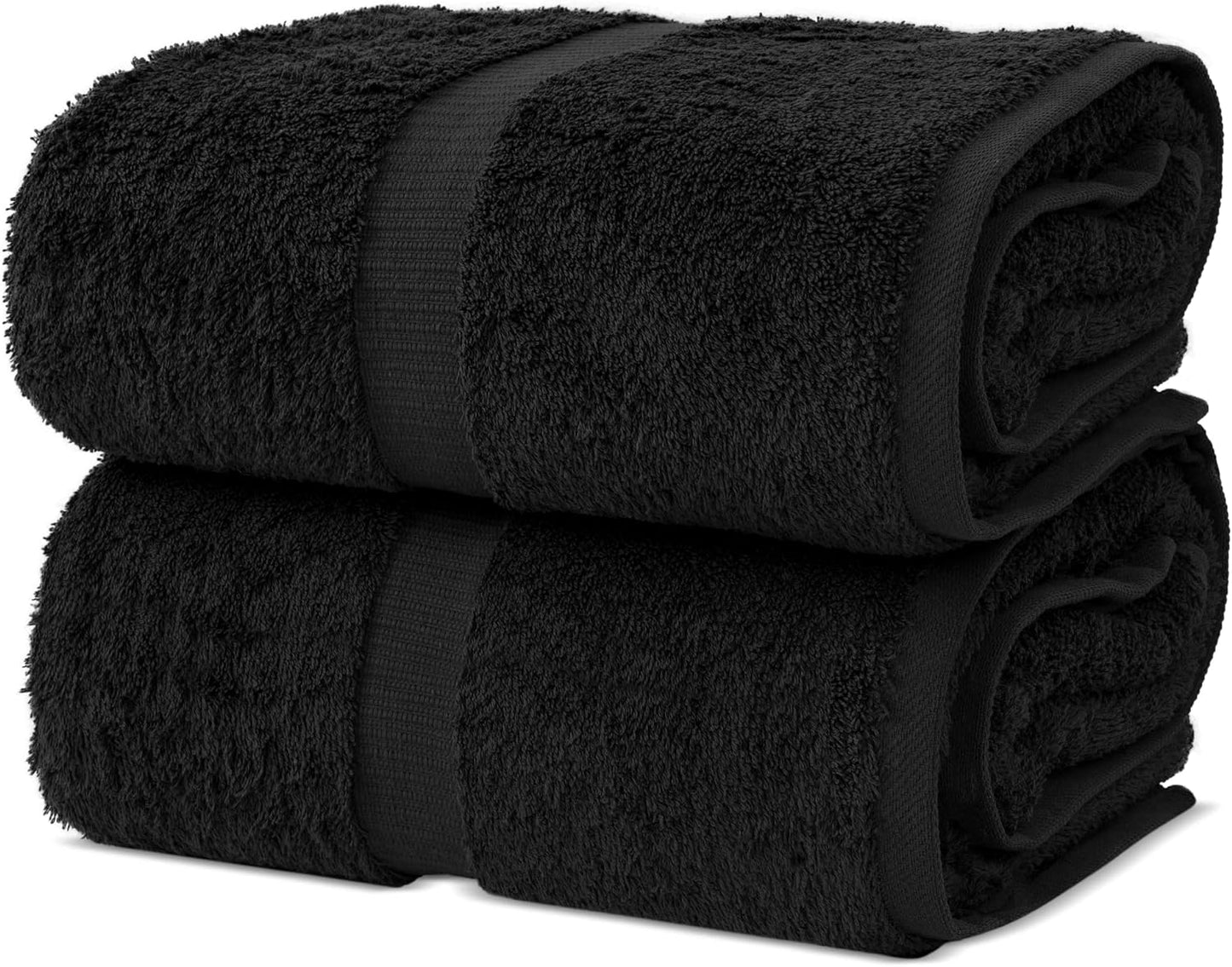 Chakir Turkish Linens | Hotel & Spa Quality 100% Cotton Premium Turkish Towels | Soft & Absorbent (4-Piece Bath Towels, Gray)