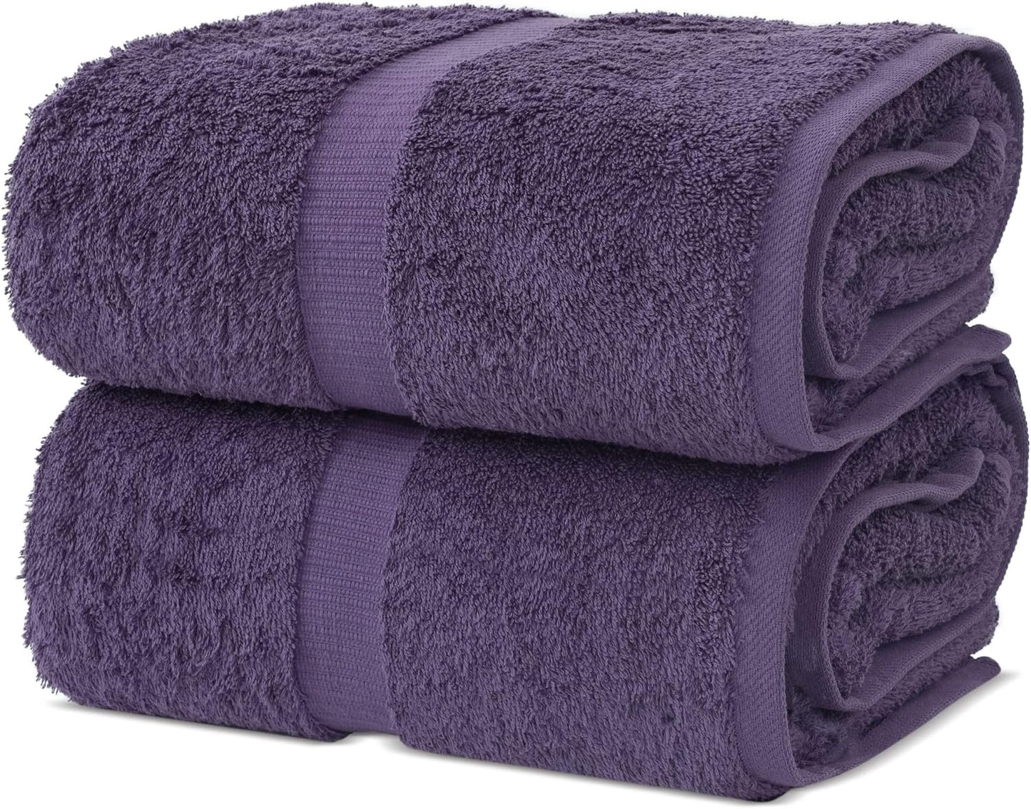 Chakir Turkish Linens | Hotel & Spa Quality 100% Cotton Premium Turkish Towels | Soft & Absorbent (4-Piece Bath Towels, Gray)