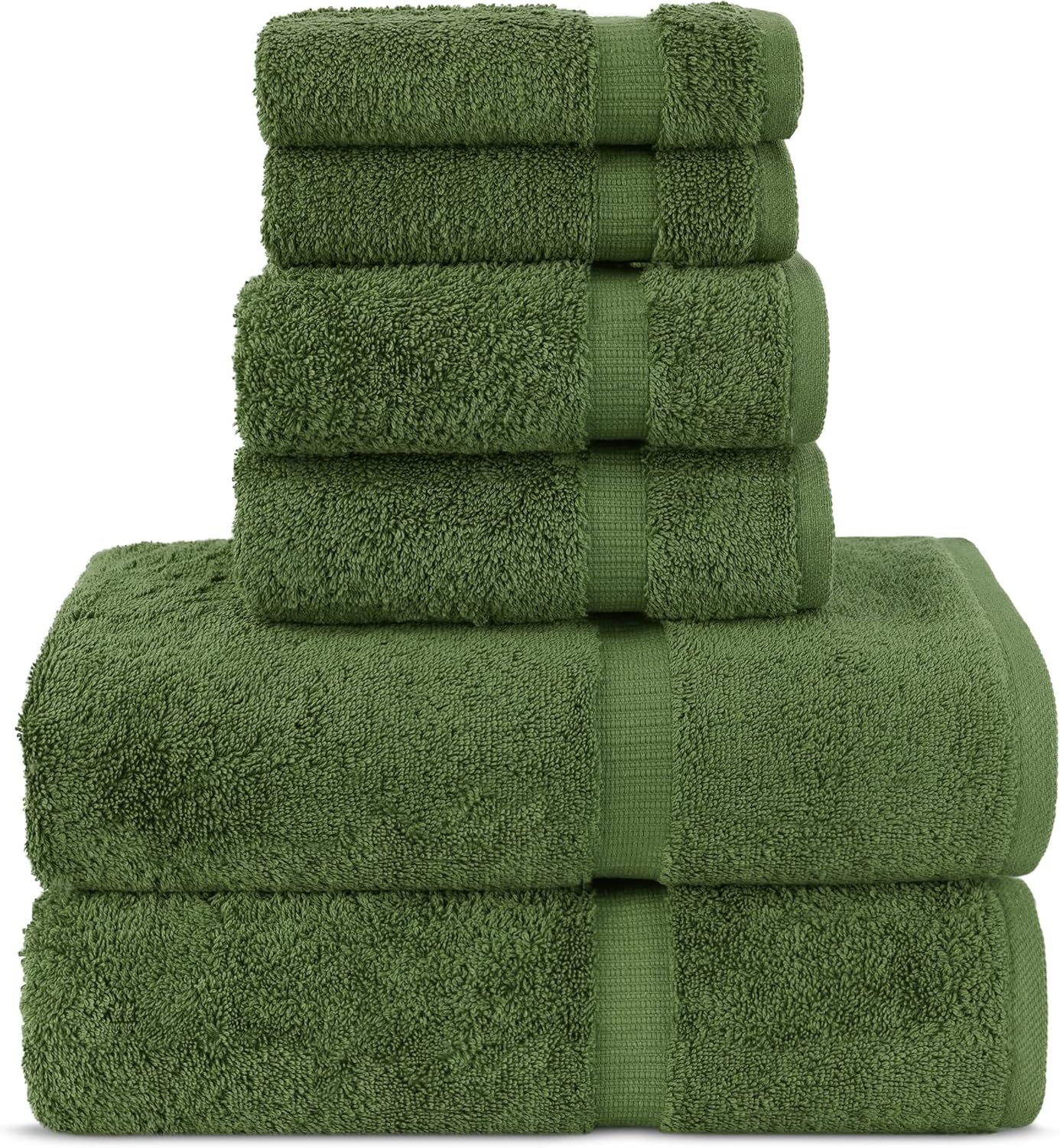 Chakir Turkish Linens | Hotel & Spa Quality 100% Cotton Premium Turkish Towels | Soft & Absorbent (4-Piece Bath Towels, Gray)