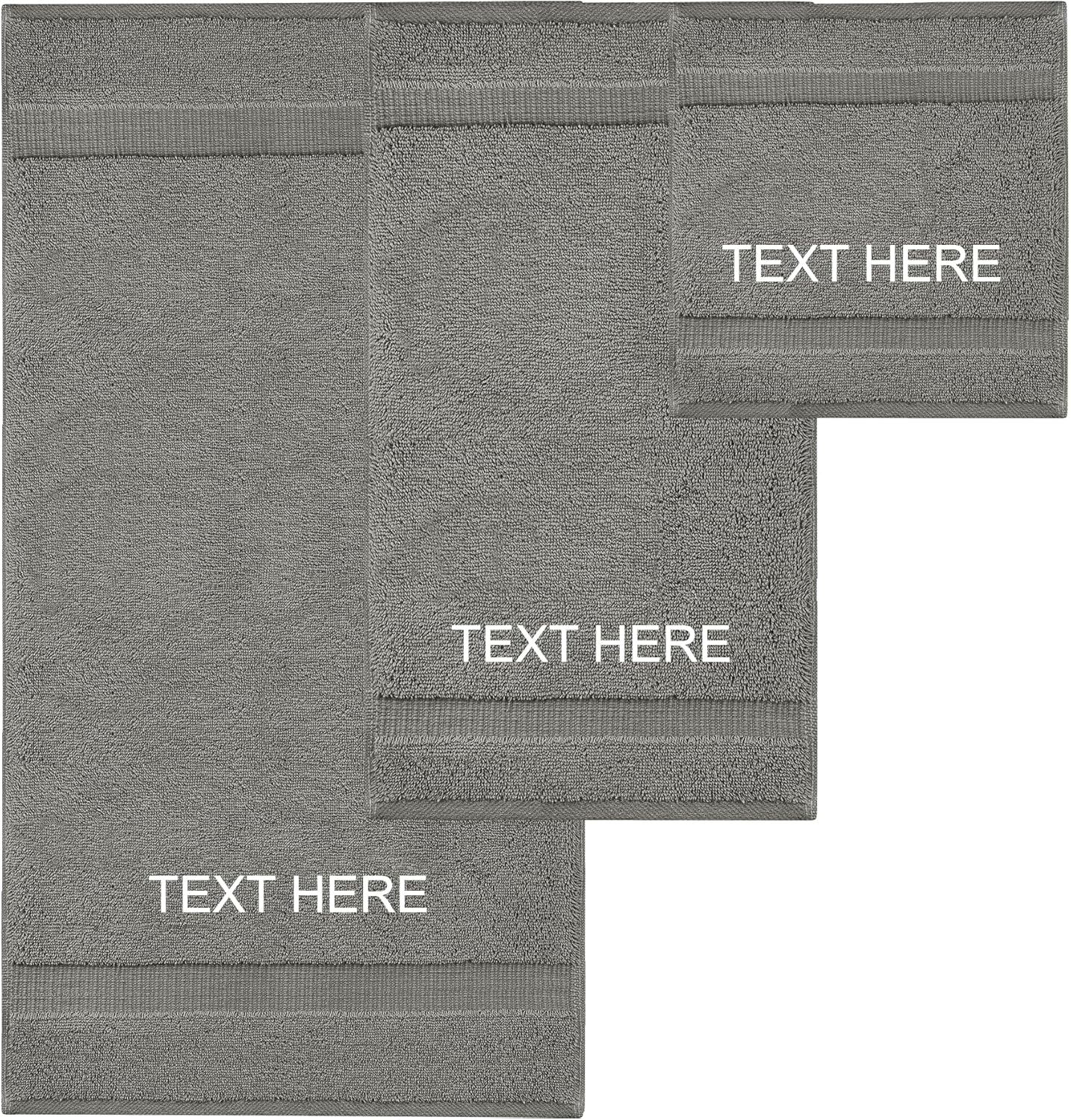 Chakir Turkish Linens | Hotel & Spa Quality 100% Cotton Premium Turkish Towels | Soft & Absorbent (4-Piece Bath Towels, Gray)
