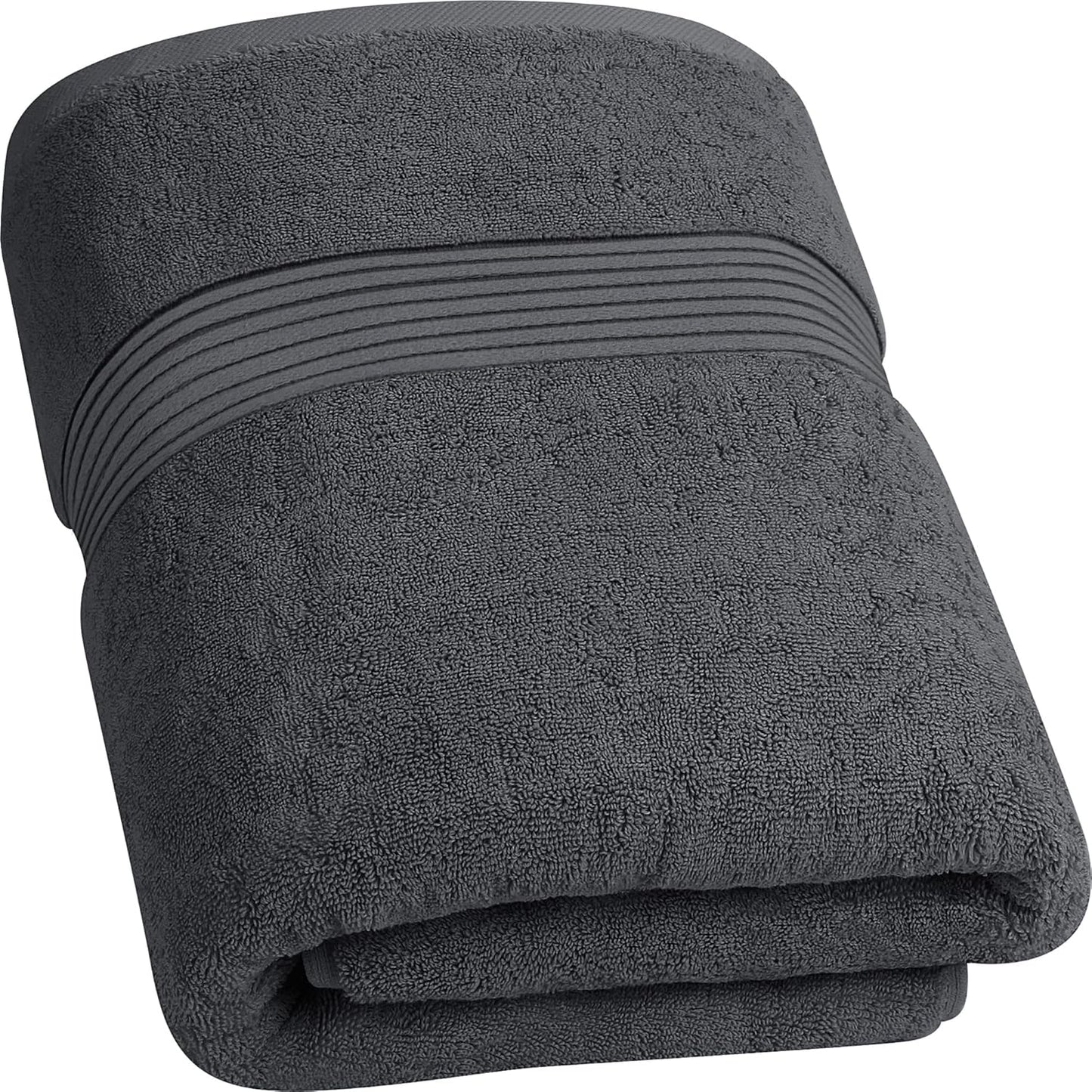 Utopia Towels Extra Large Bath Sheets 2 Pack, 35 by 70 Inches,100% Cotton Highly Absorbent & Quick Dry Bath Towel for Adults, Super Soft Towel, Grey