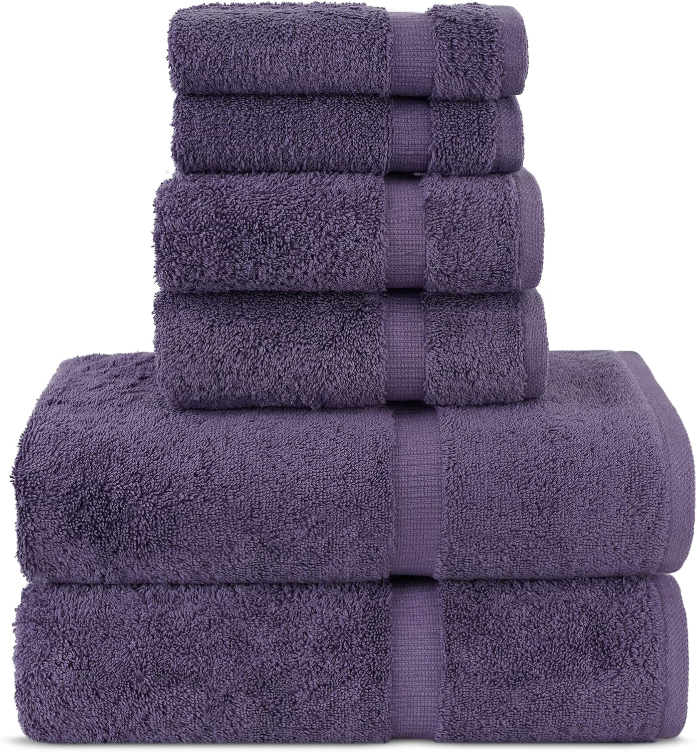 Chakir Turkish Linens | Hotel & Spa Quality 100% Cotton Premium Turkish Towels | Soft & Absorbent (4-Piece Bath Towels, Gray)