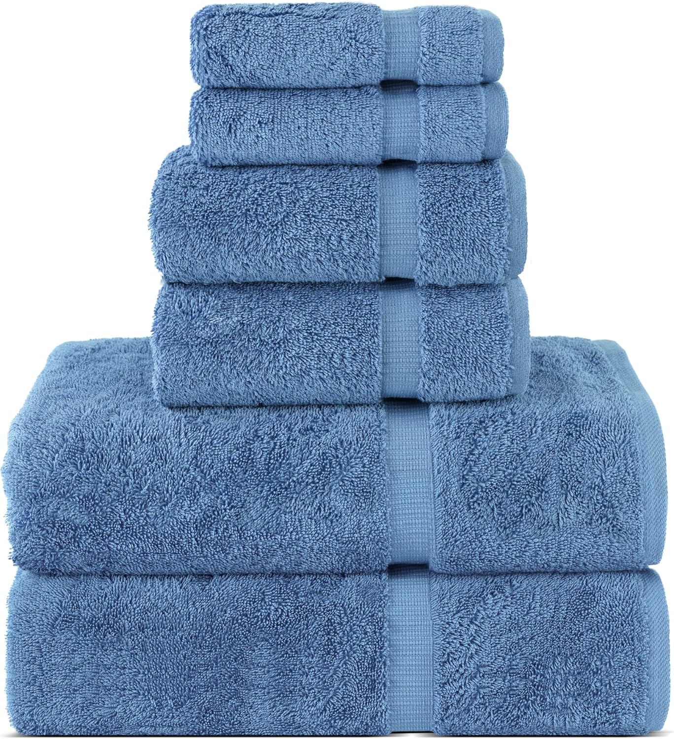 Chakir Turkish Linens | Hotel & Spa Quality 100% Cotton Premium Turkish Towels | Soft & Absorbent (4-Piece Bath Towels, Gray)
