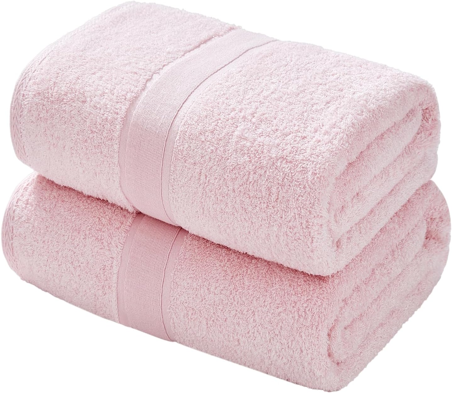 Aibaser Bath Towels, 27x54inch - Natural, Ultra Absorbent Towels for Bathroom, Travel, Gym, Shower and Spa (6 Piece Set)